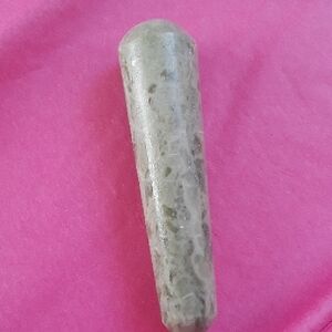 Green Serpentine Stone Massage Wand, Acupressure NWOT